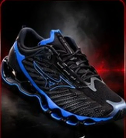 Tênis Mizuno Wave Prophecy 12 preto e azul